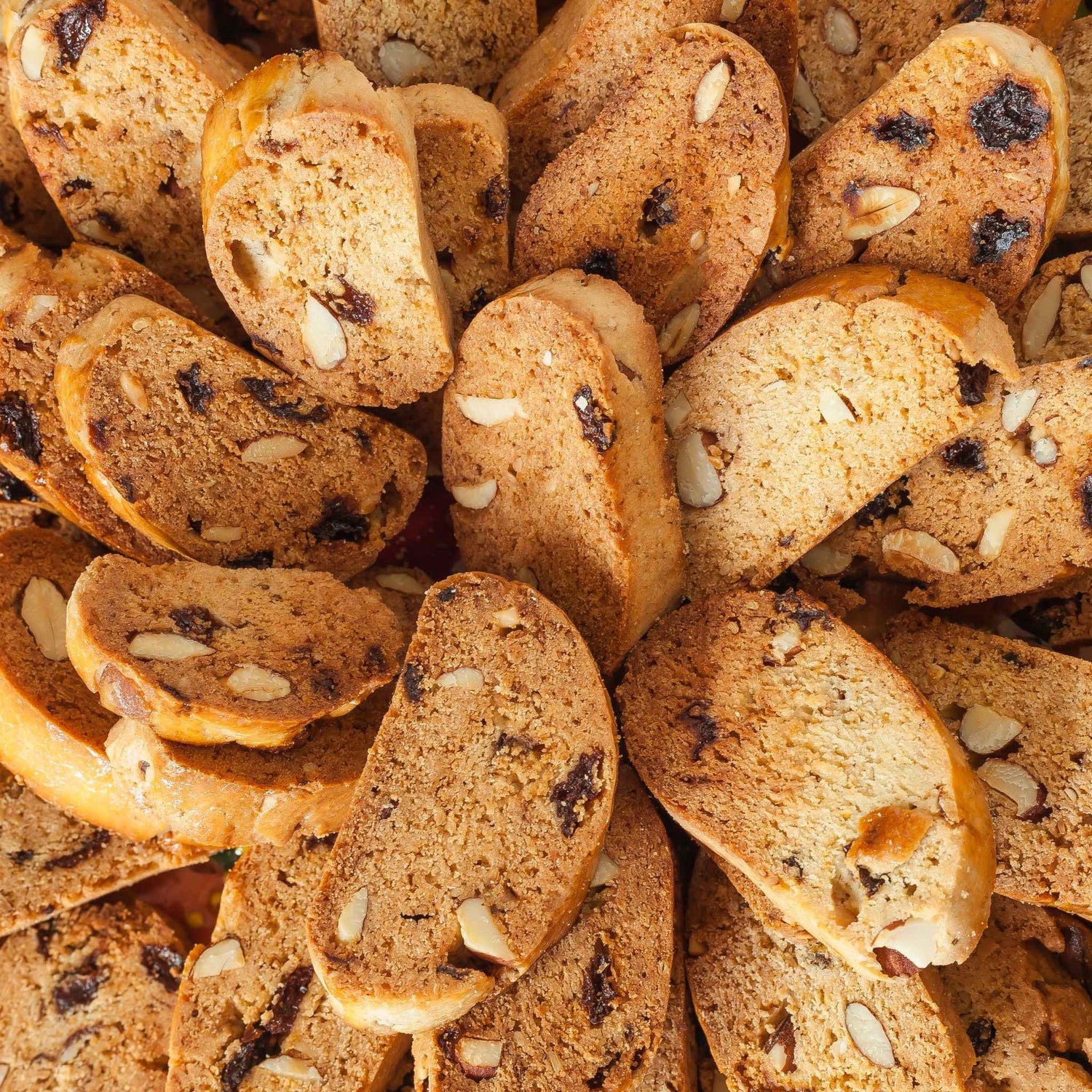 Close-up of Moroccan biscuits fekkas. 